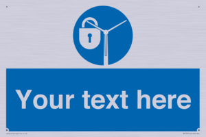 Custom mandatory lock rotor blades